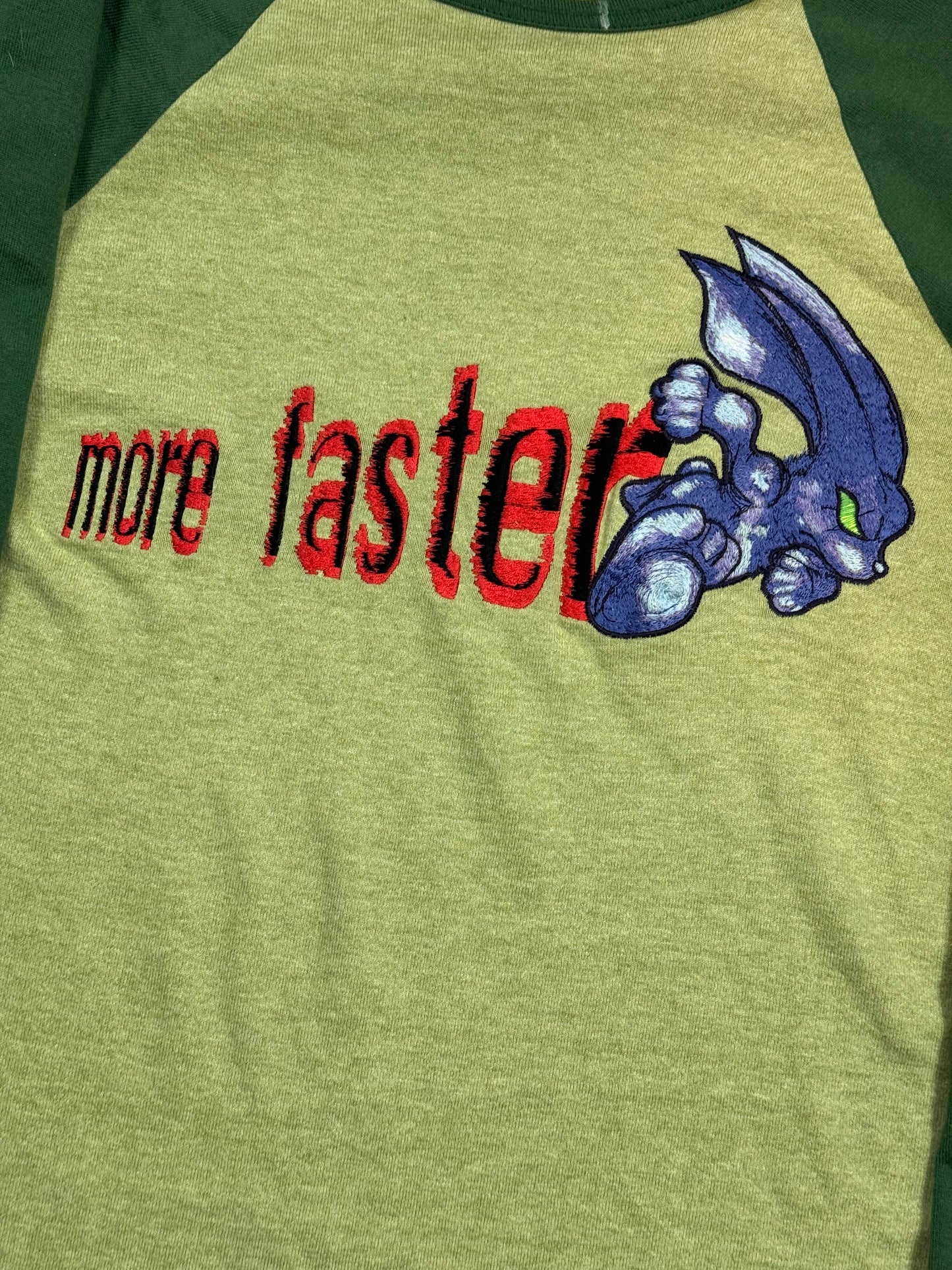 AW98 Beauty Beast “More Faster” Raglan