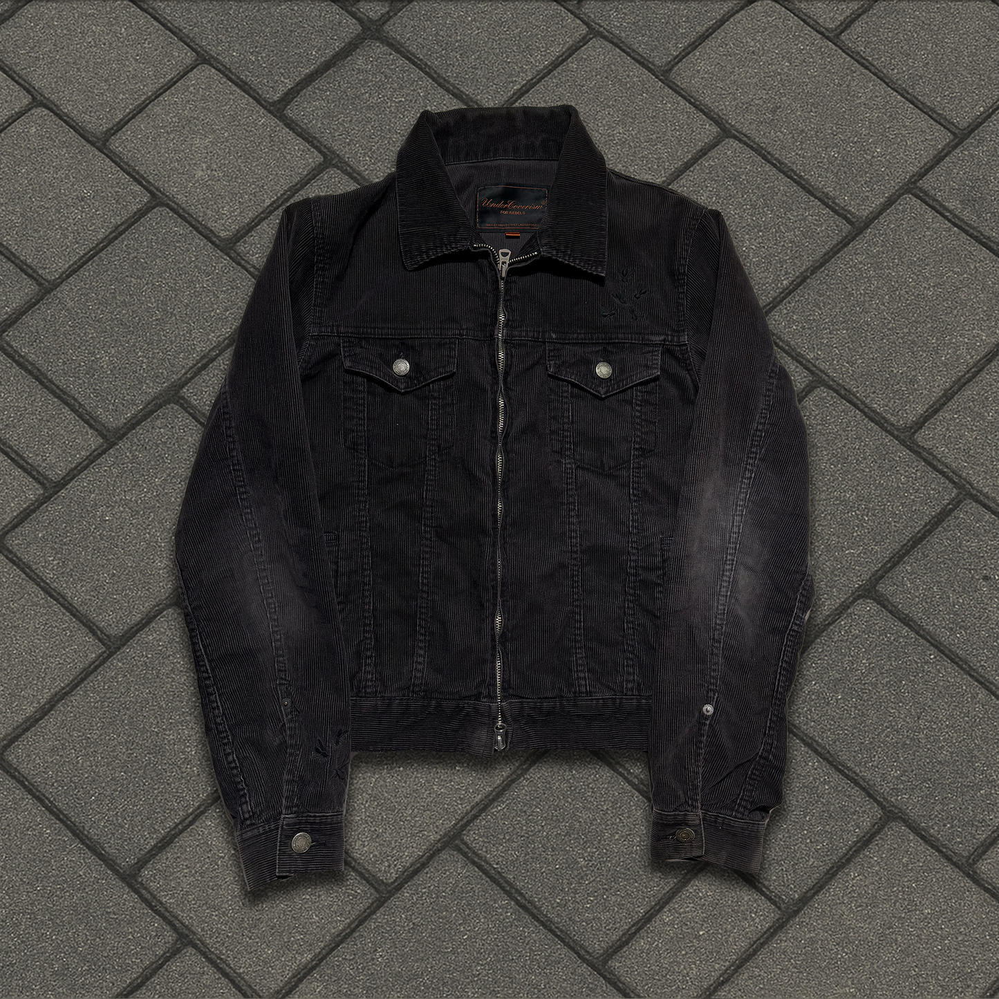 AW06 Undercover Black Corduroy Bug Jacket