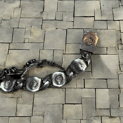Chrome Hearts XL Fleur Link Bracelet