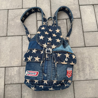 Hysteric Glamour Star Denim Backpack