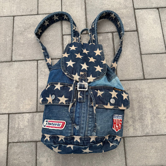Hysteric Glamour Star Denim Backpack