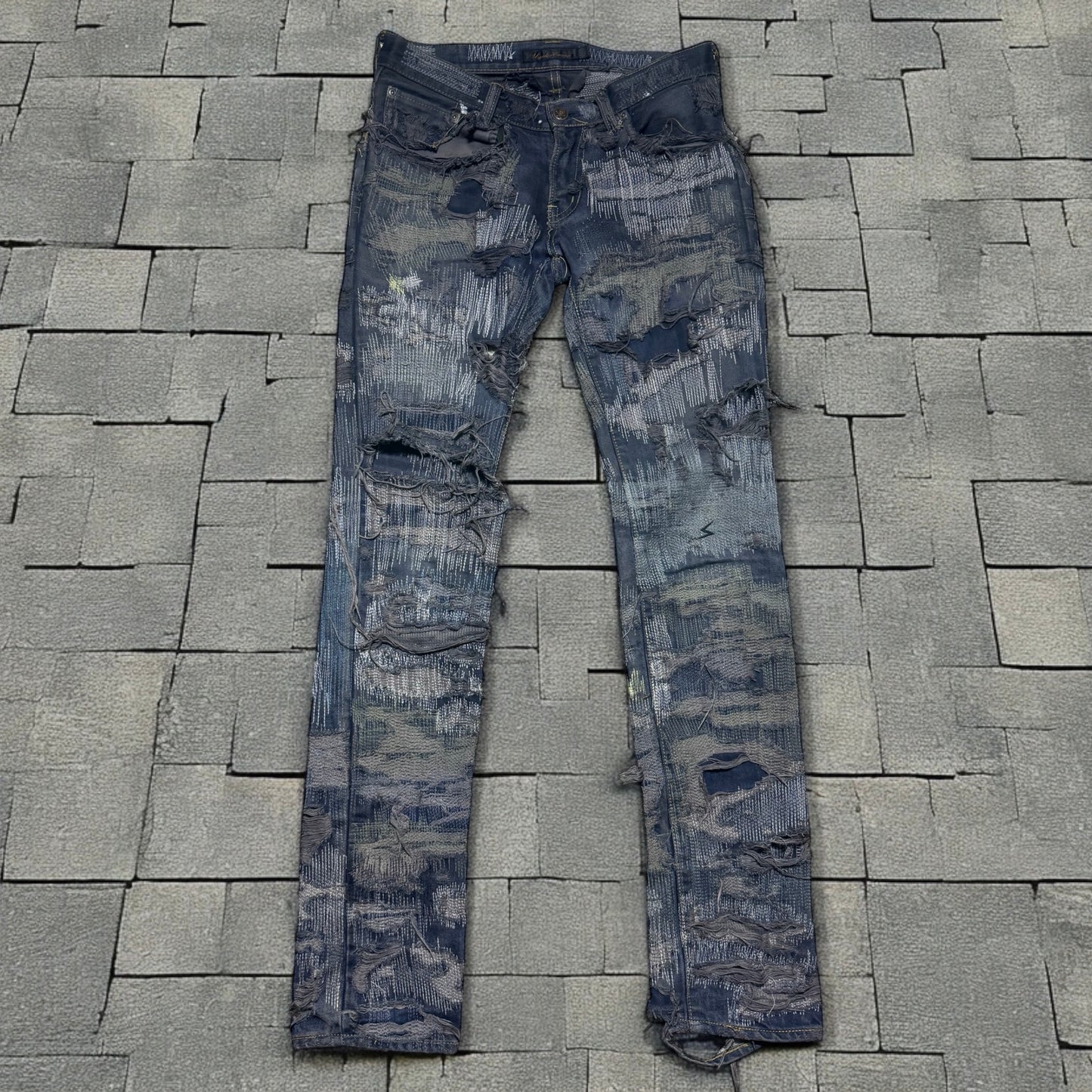 AW05 Undercover “Arts & Crafts” 85 Dyed Denim