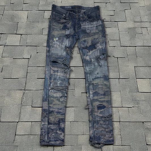 AW05 Undercover “Arts & Crafts” 85 Dyed Denim