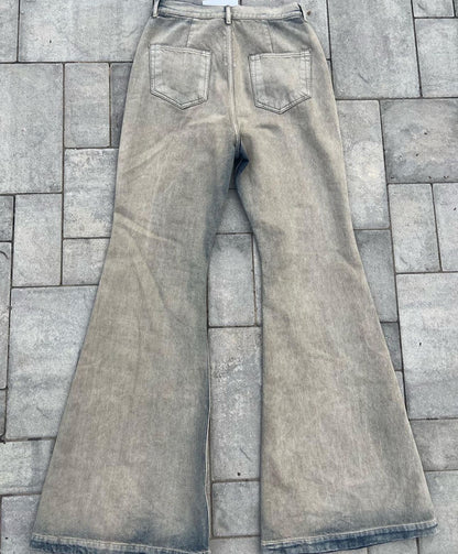 Rick Owens Mineral Pearl Bolan Bootcut Denim