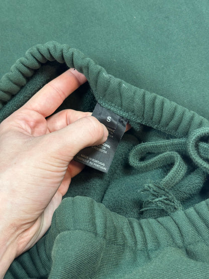 AW19 Vetements Green Spellout Sweatpants