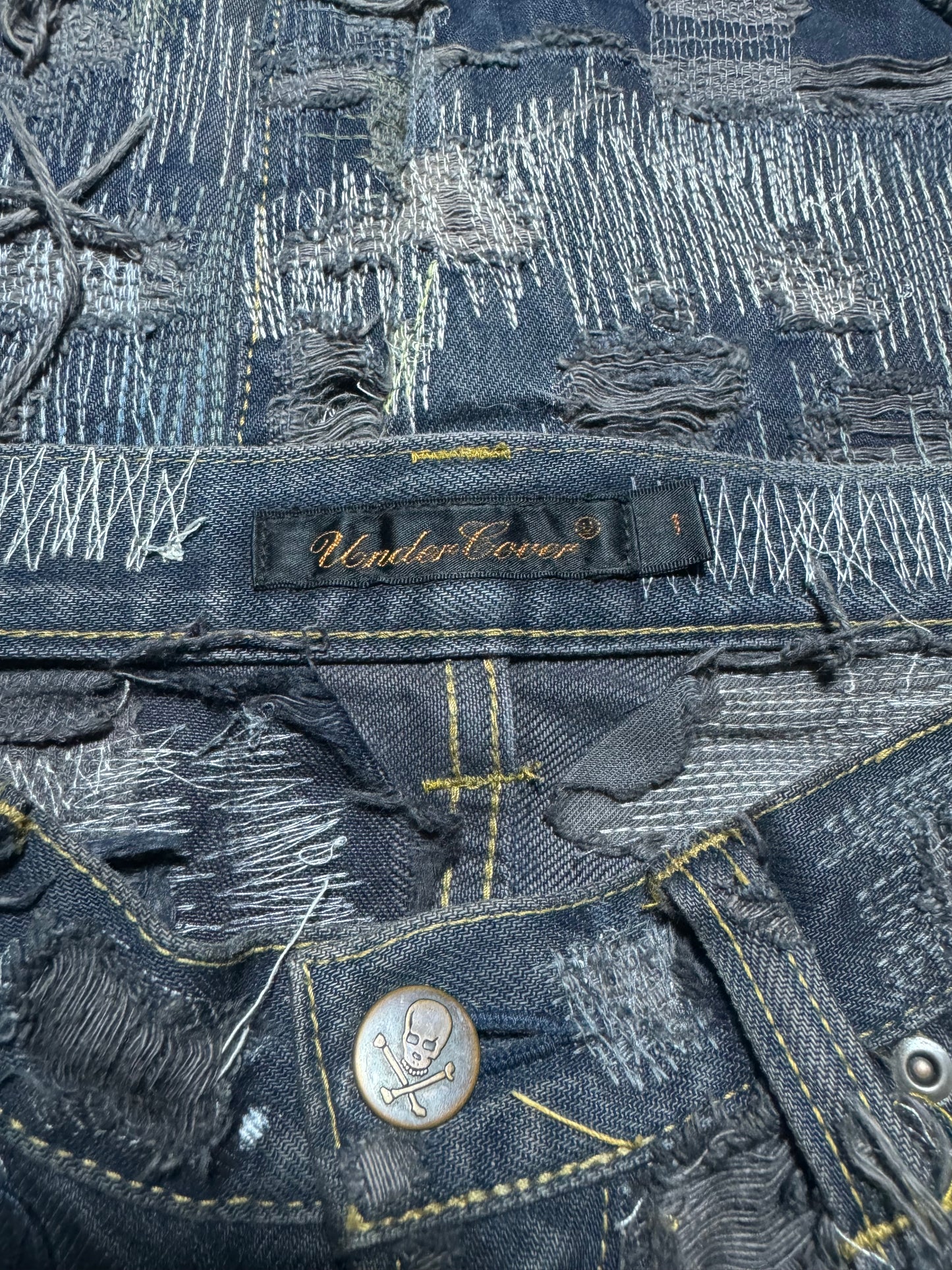 AW05 Undercover “Arts & Crafts” 85 Dyed Denim