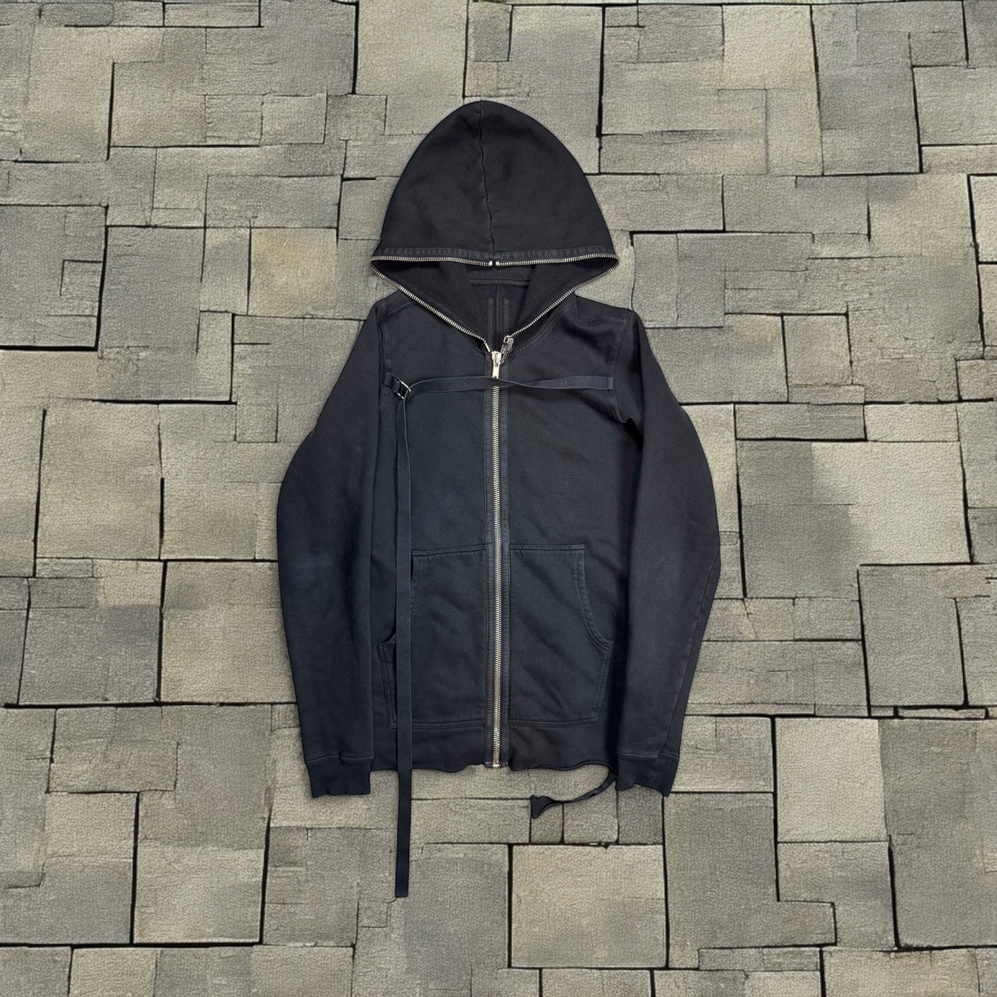 FW07 Rick Owens Bondage Gimp Hoodie