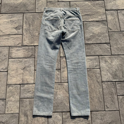 Dior Homme Grey Wash Skinny Denim