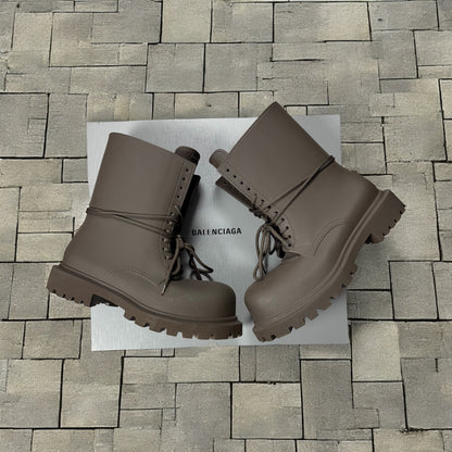 Balenciaga Brown Steroid Boots