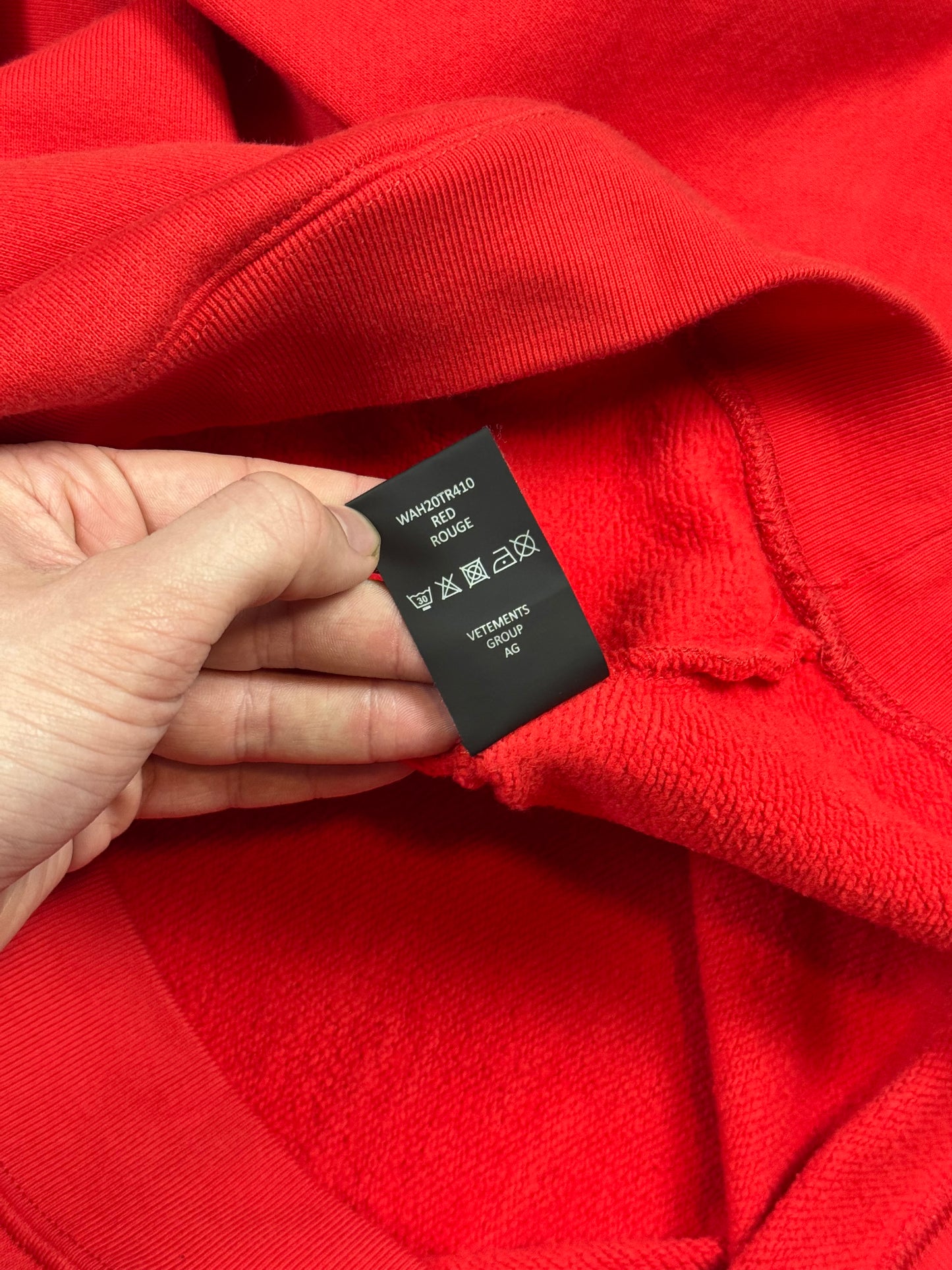 AW20 Vetements Sample Coke Hoodie