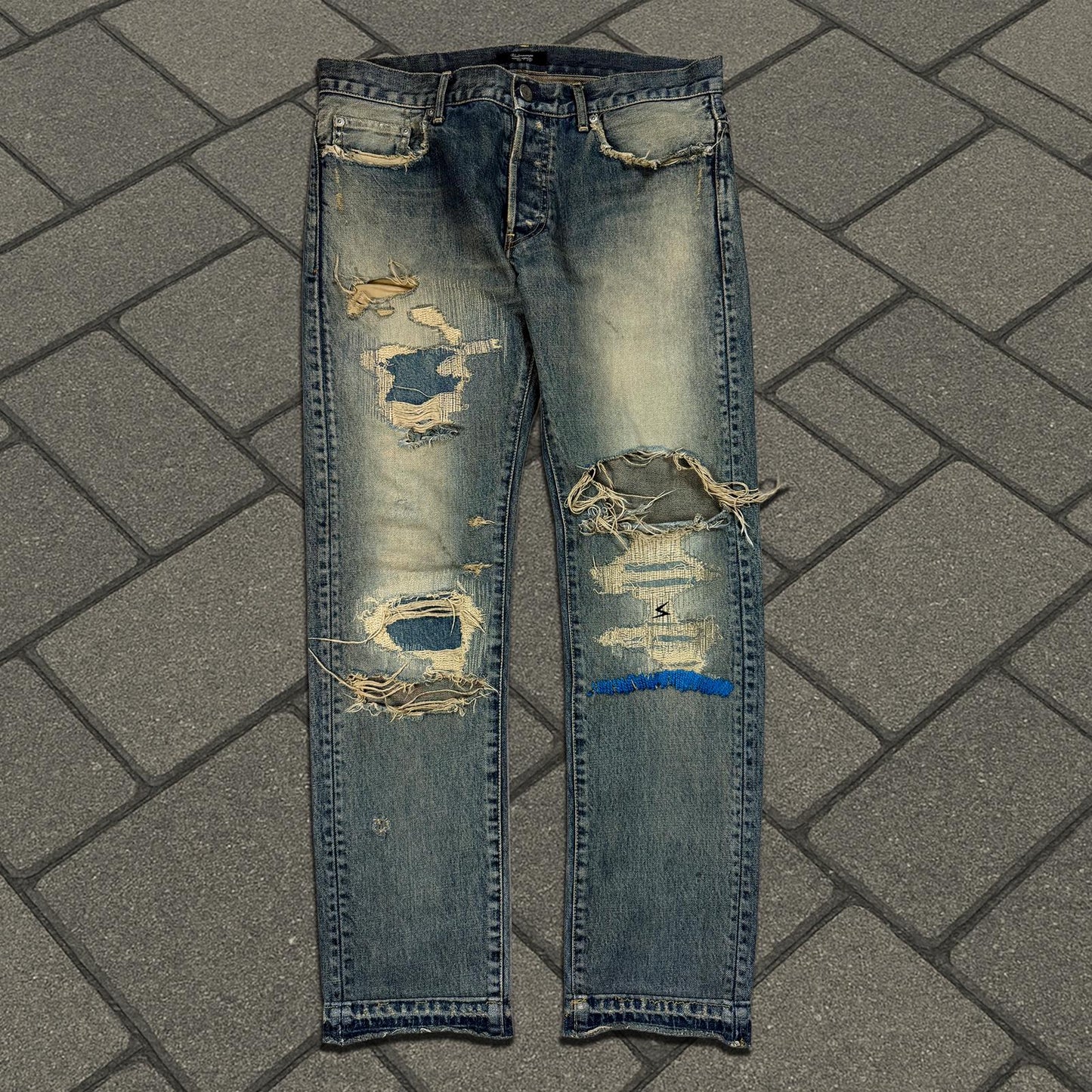 SS10 Undercover Blue Yarn 68 Denim