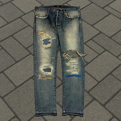 SS10 Undercover Blue Yarn 68 Denim