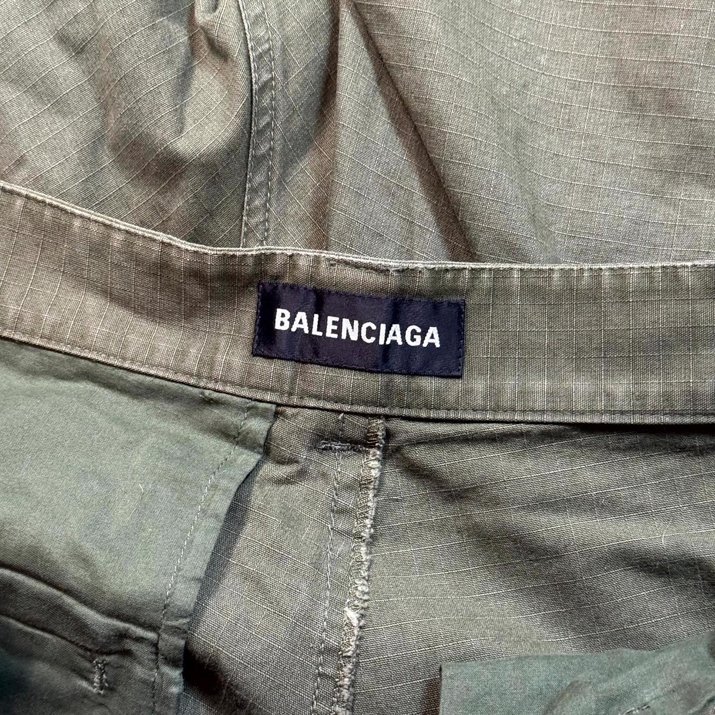 AW20 Balenciaga Green Cargo Pants