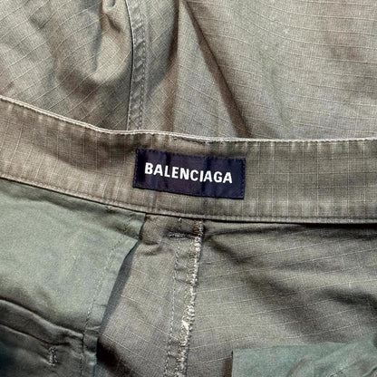 AW20 Balenciaga Green Cargo Pants