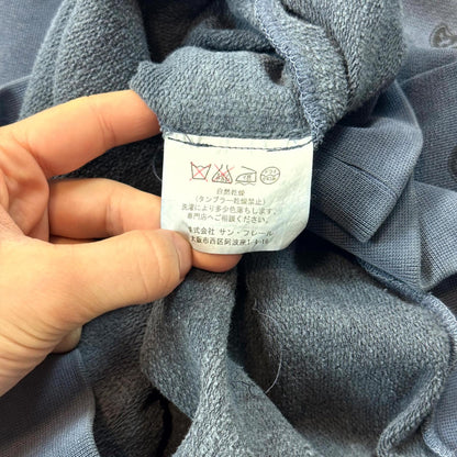 AW04 Raf Simons Blue Paisley Hoodie