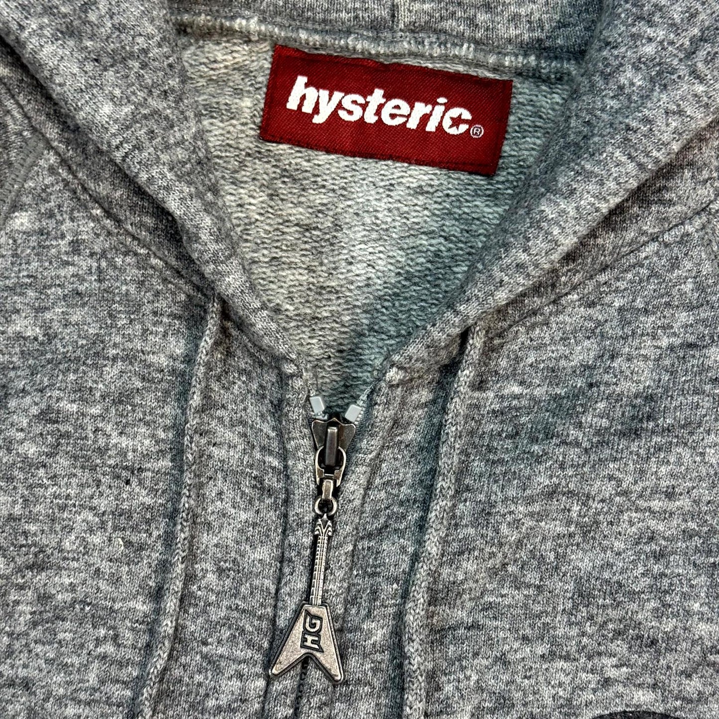 Hysteric Glamour Grey Iron Cross Hoodie