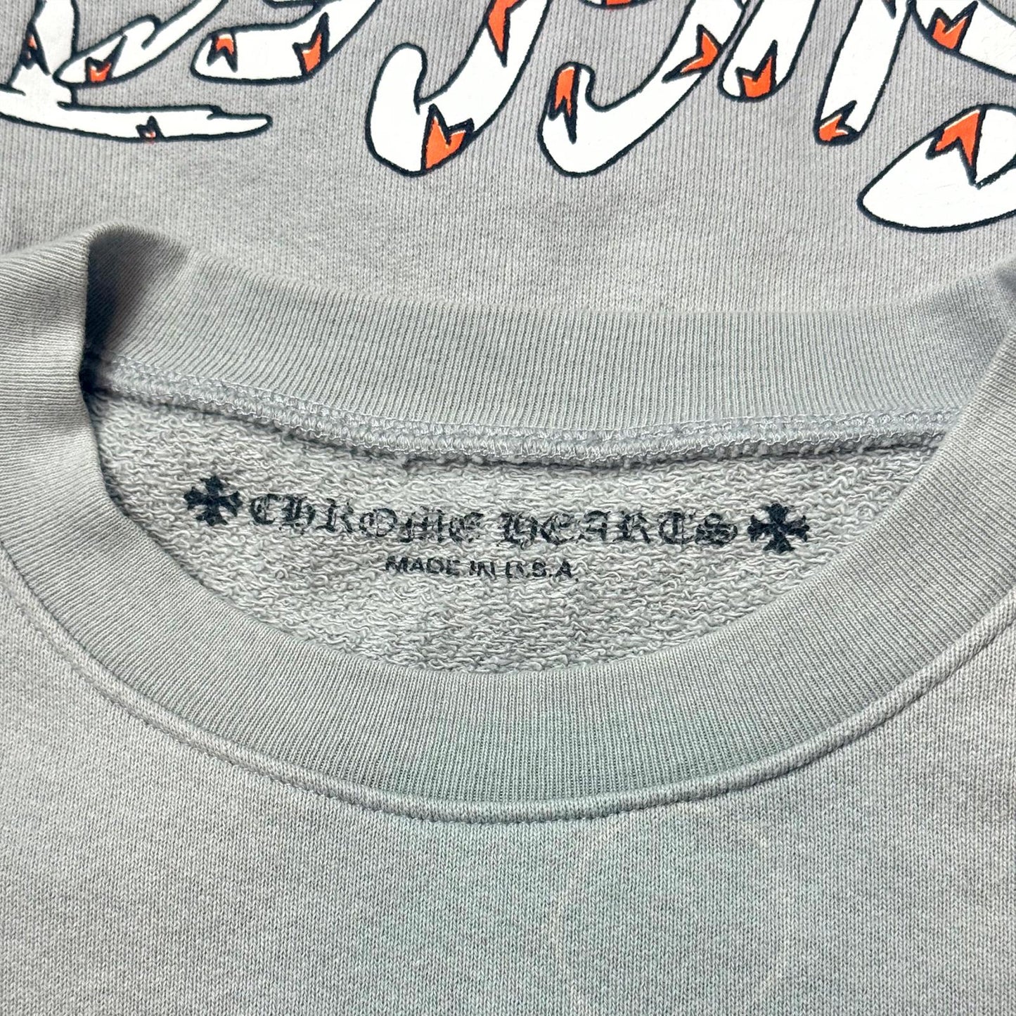 Chrome Hearts Matty Boy Grey Suggest Crewneck