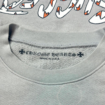 Chrome Hearts Matty Boy Grey Suggest Crewneck