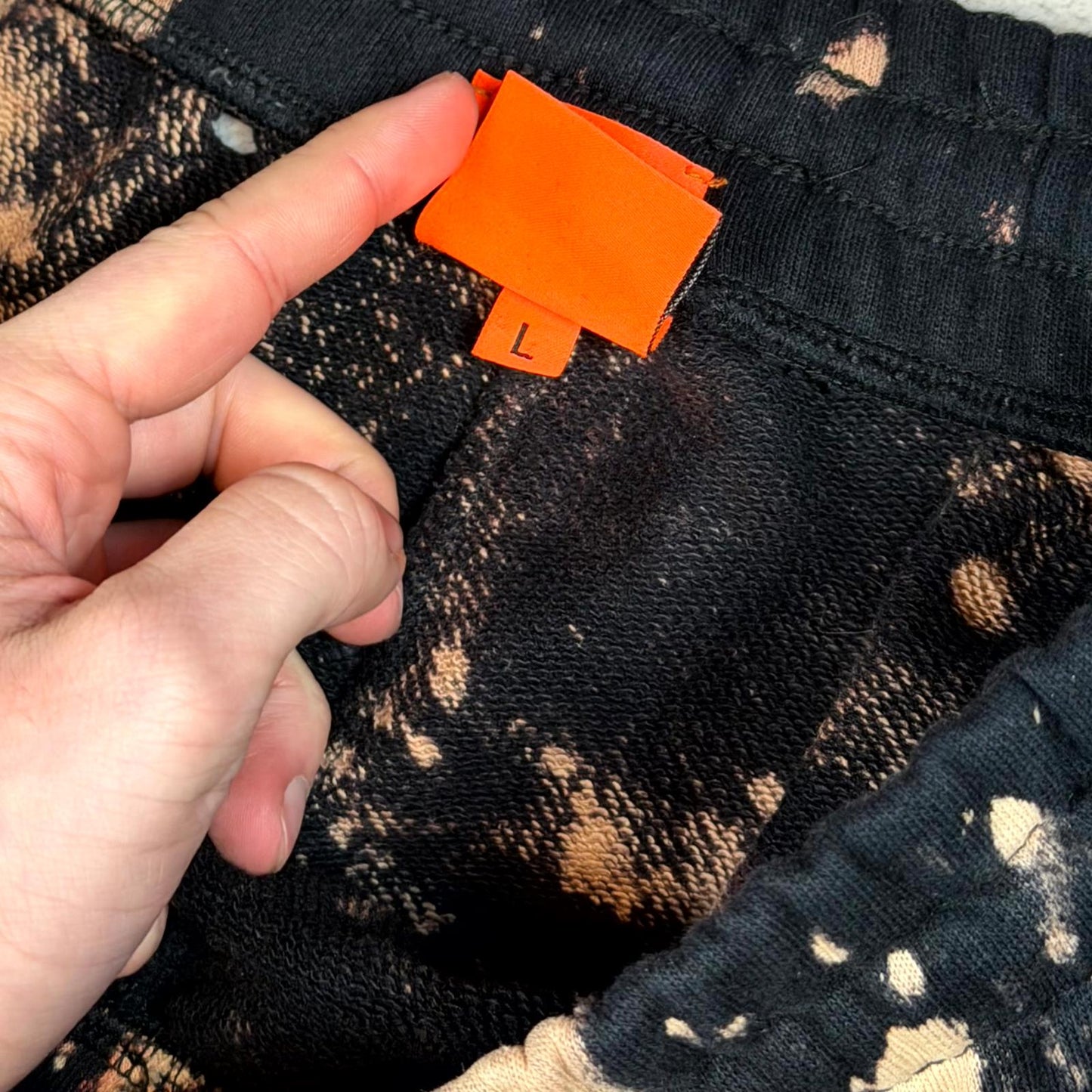 Sterling Ruby Bleach Splatter Sweatpants