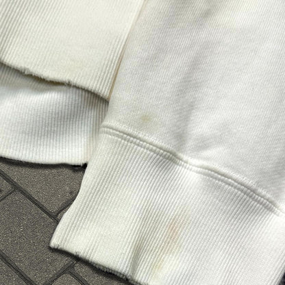 SS04 Number Nine White Double Skull Crewneck
