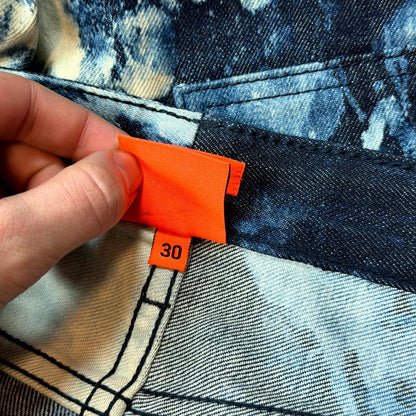 Sterling Ruby Hand Bleached Indigo Soto Denim