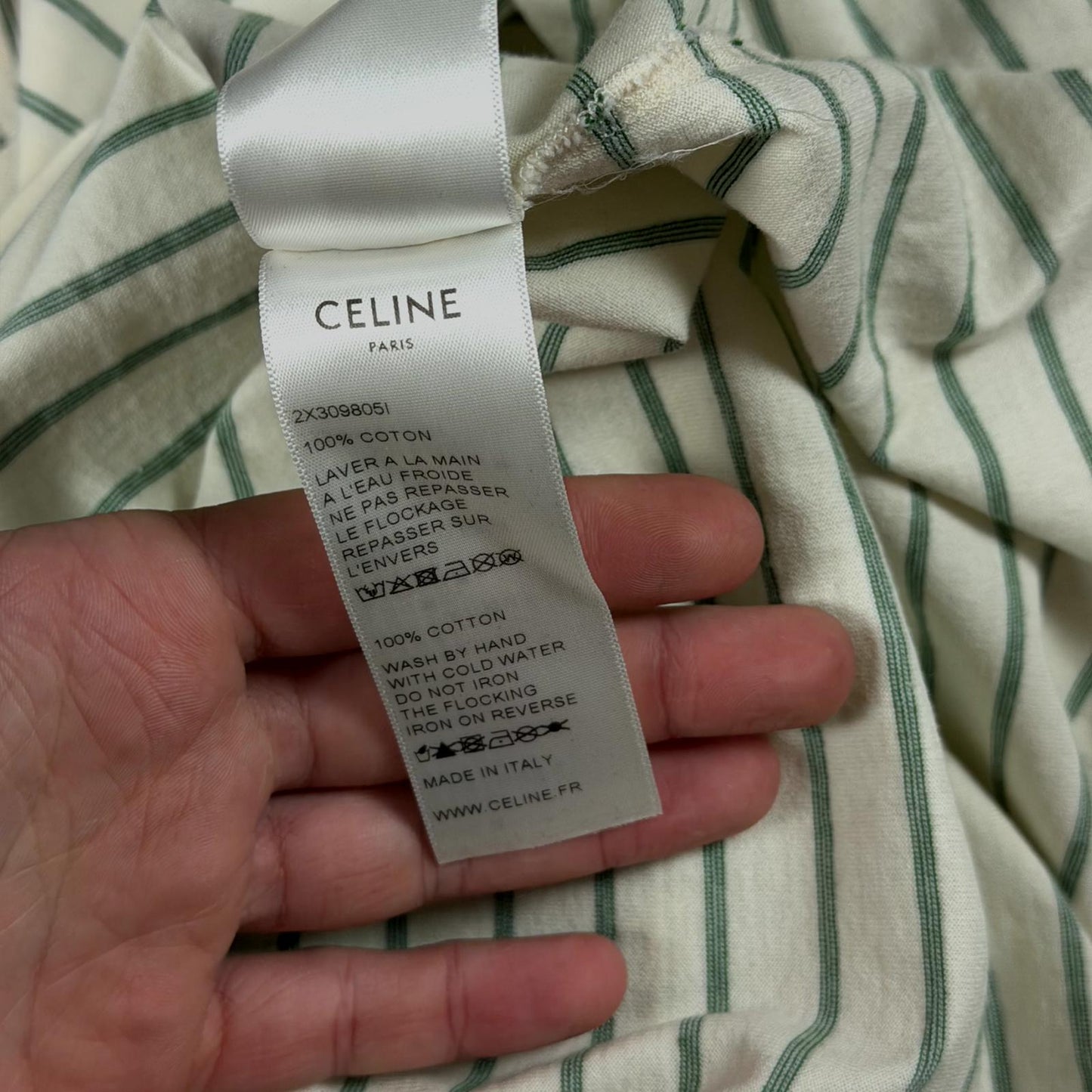 SS20 Celine ’Nostalgia’ Striped Tee