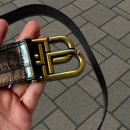 Balenciaga Crocodile Belt
