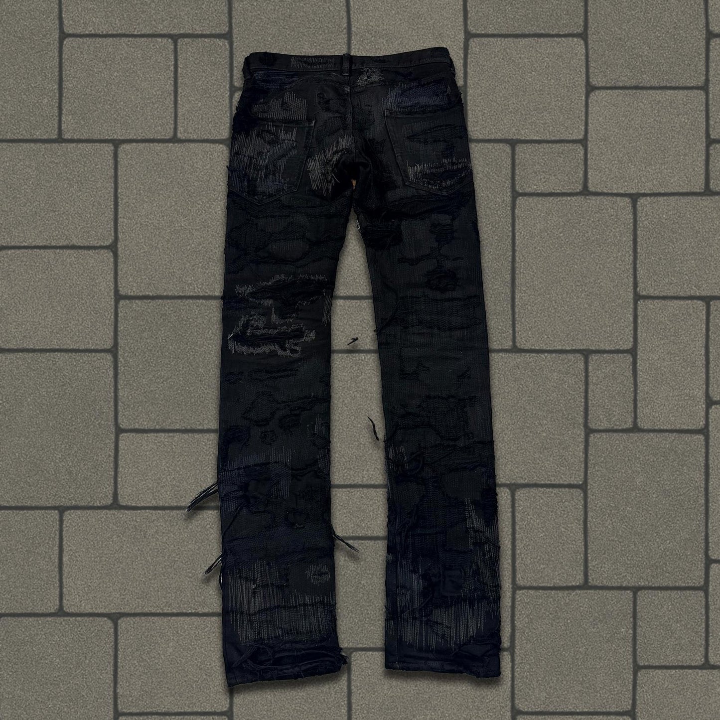AW05 Undercover “Arts & Crafts” Black 85 Denim
