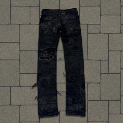 AW05 Undercover “Arts & Crafts” Black 85 Denim