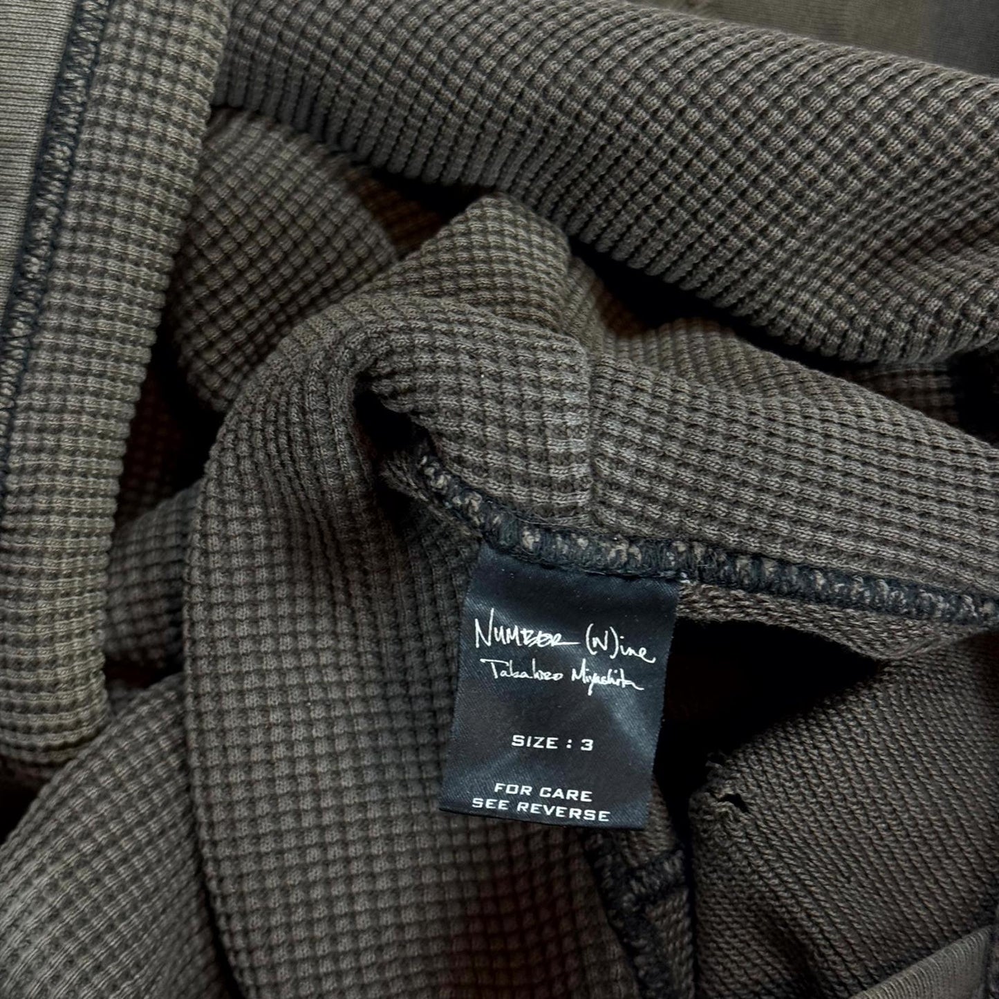 SS04 Number (N)ine Brown Double Skull Hoodie