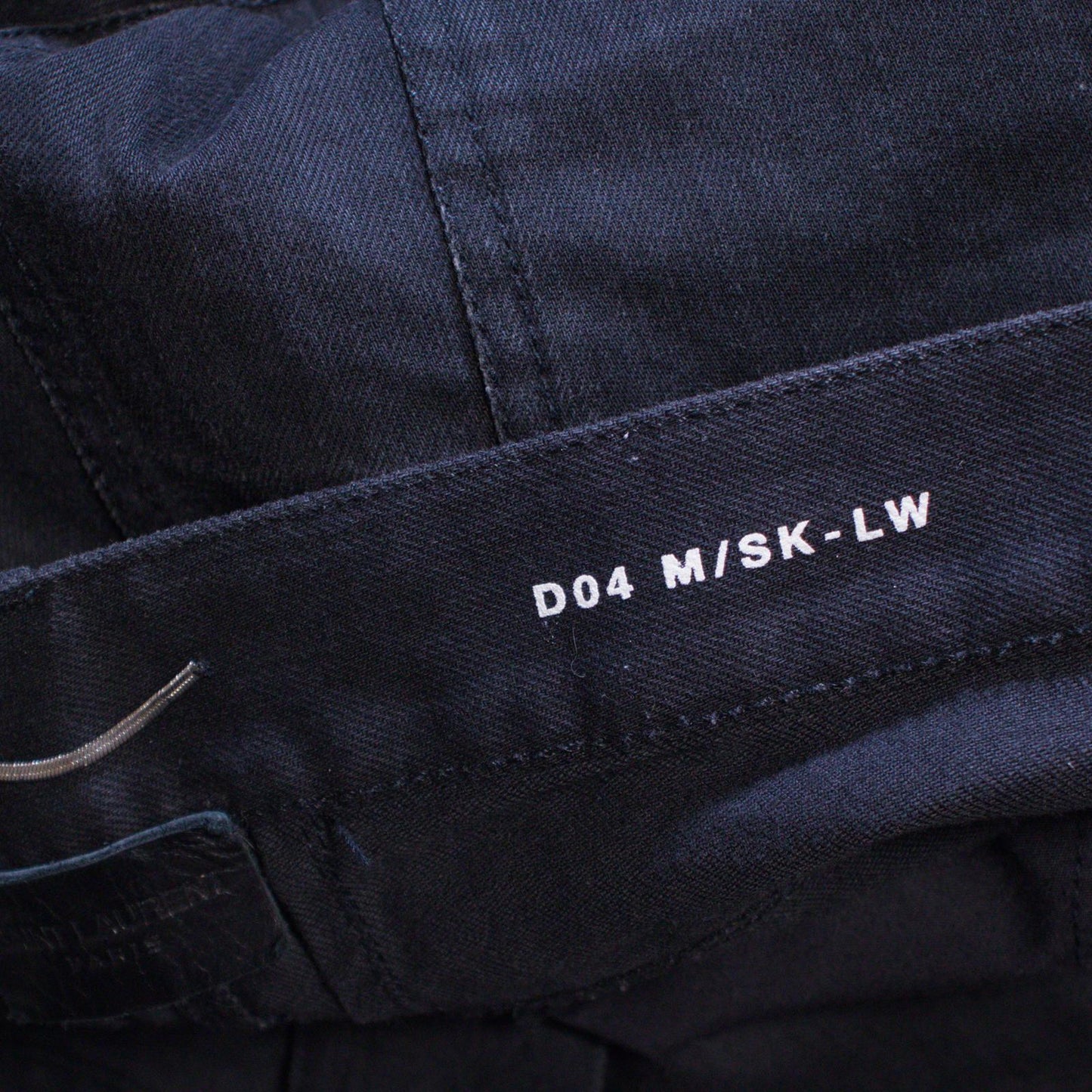 FW15 Saint Laurent Paris Zipper Knee Moto D04 Denim