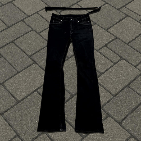 Rick Owens Black Tyrone Bootcut Denim