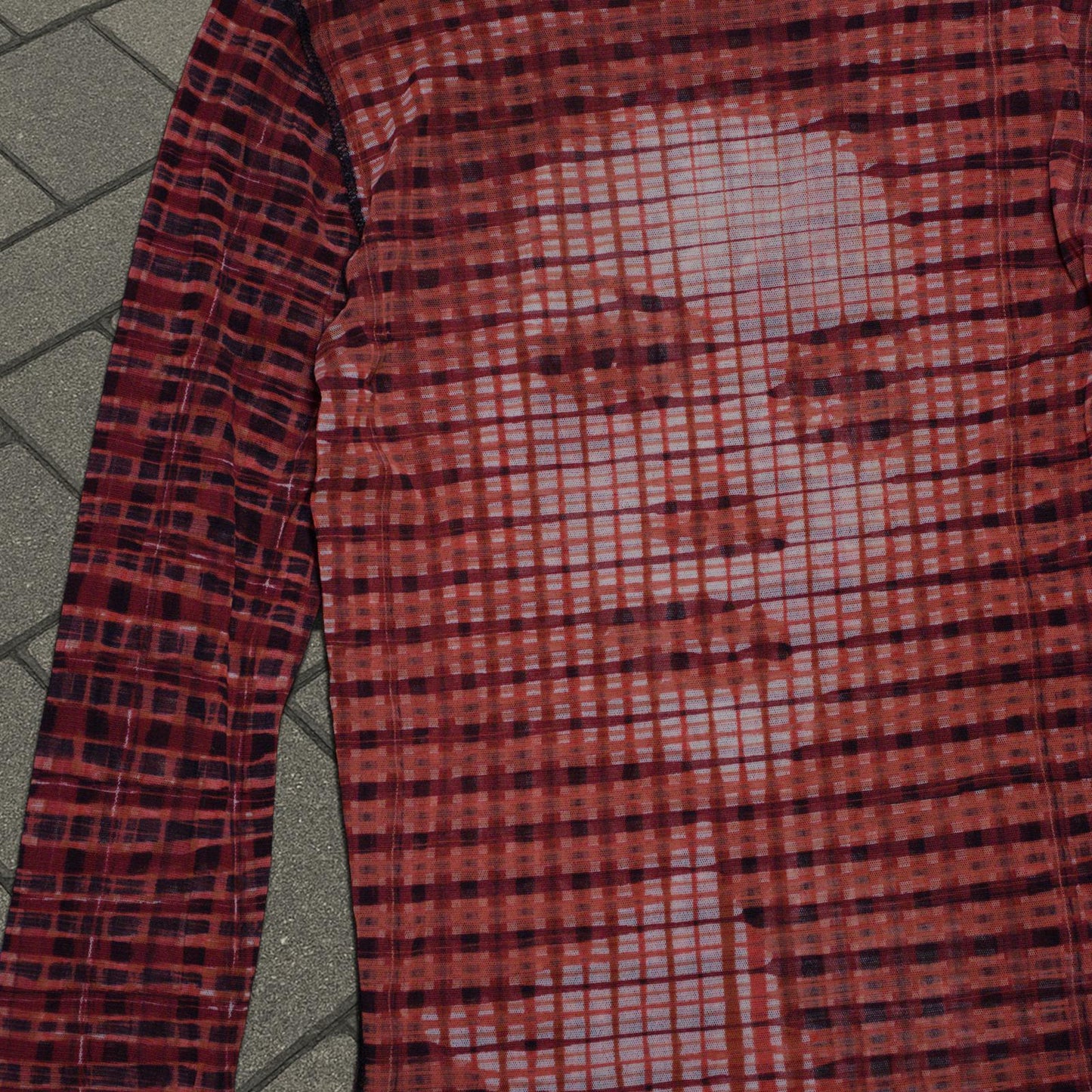 AW01 Jean Paul Gaultier Greta Garbo Mesh Longsleeve