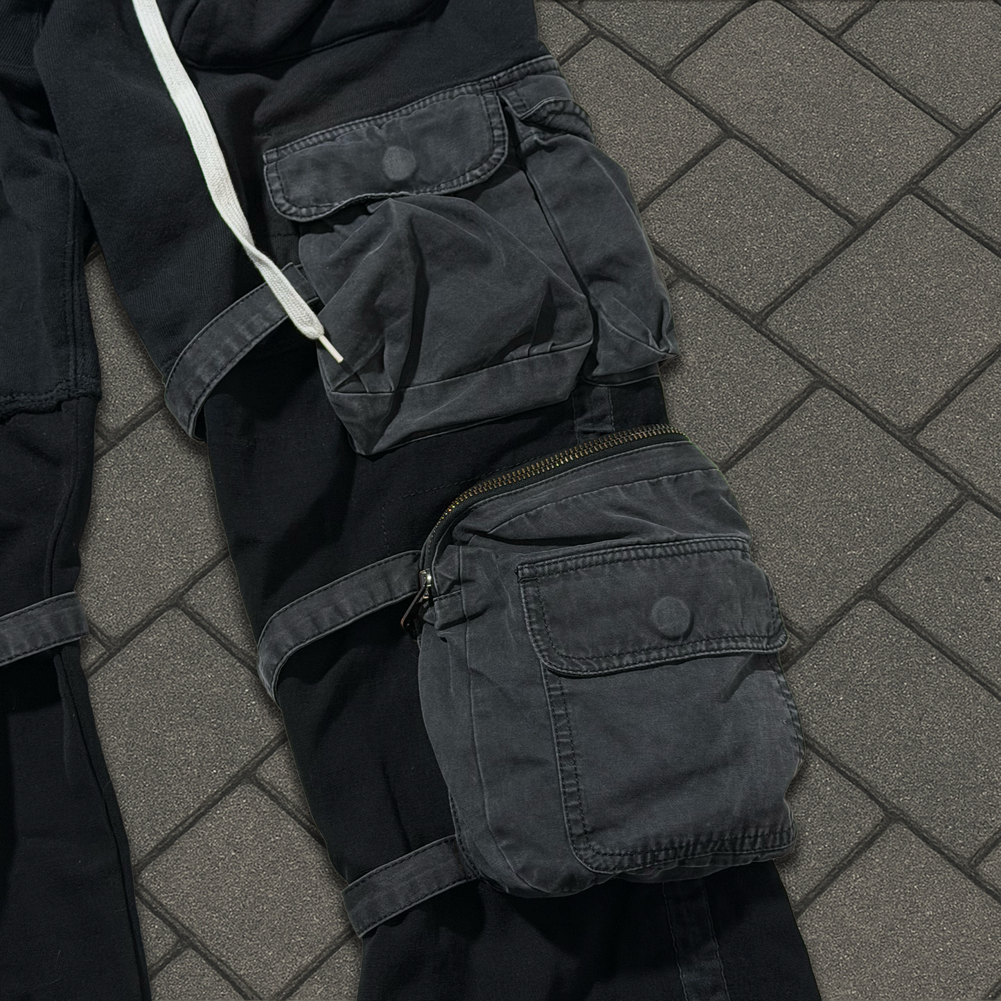 AW05 Number (N)ine Hybrid Cargo Sweatpants