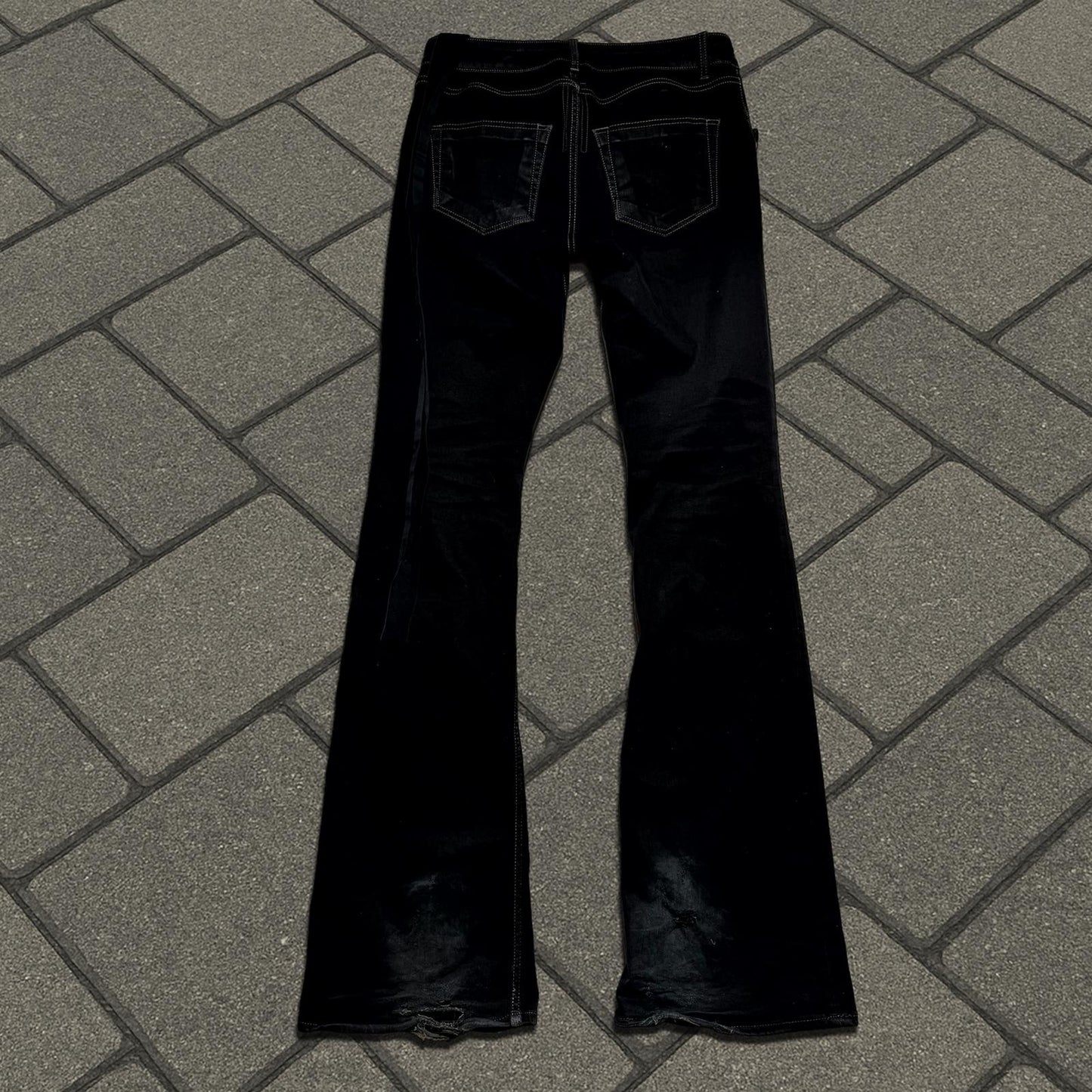 Rick Owens Black Tyrone Bootcut Denim