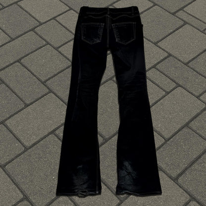 Rick Owens Black Tyrone Bootcut Denim