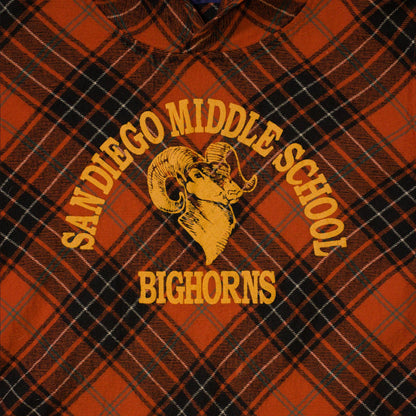 AD2002 Junya Watanabe Plaid ‘Bighorns’ Colligate Hoodie