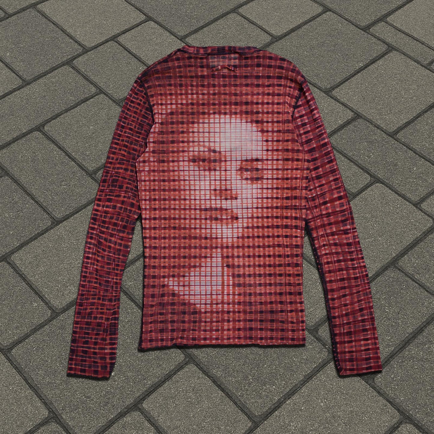 AW01 Jean Paul Gaultier Greta Garbo Mesh Longsleeve