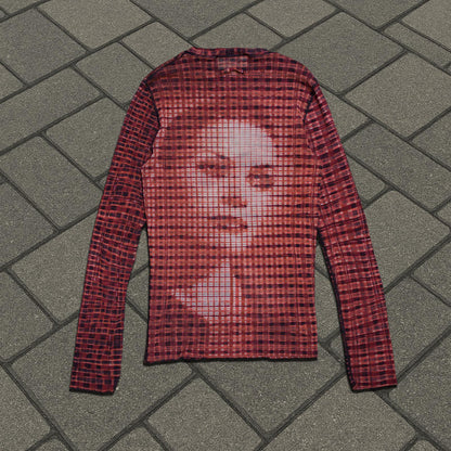 AW01 Jean Paul Gaultier Greta Garbo Mesh Longsleeve