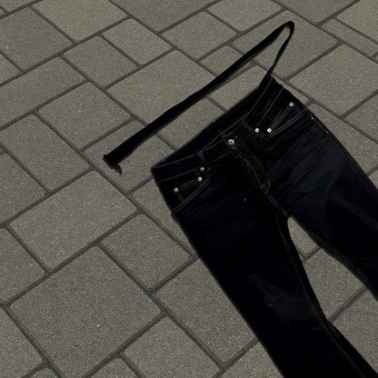 Rick Owens Black Tyrone Bootcut Denim