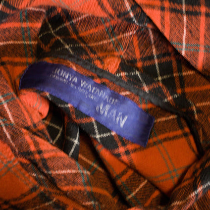 AD2002 Junya Watanabe Plaid ‘Bighorns’ Colligate Hoodie