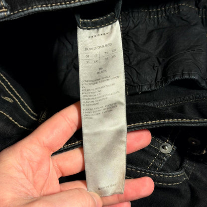 Rick Owens Black Tyrone Bootcut Denim