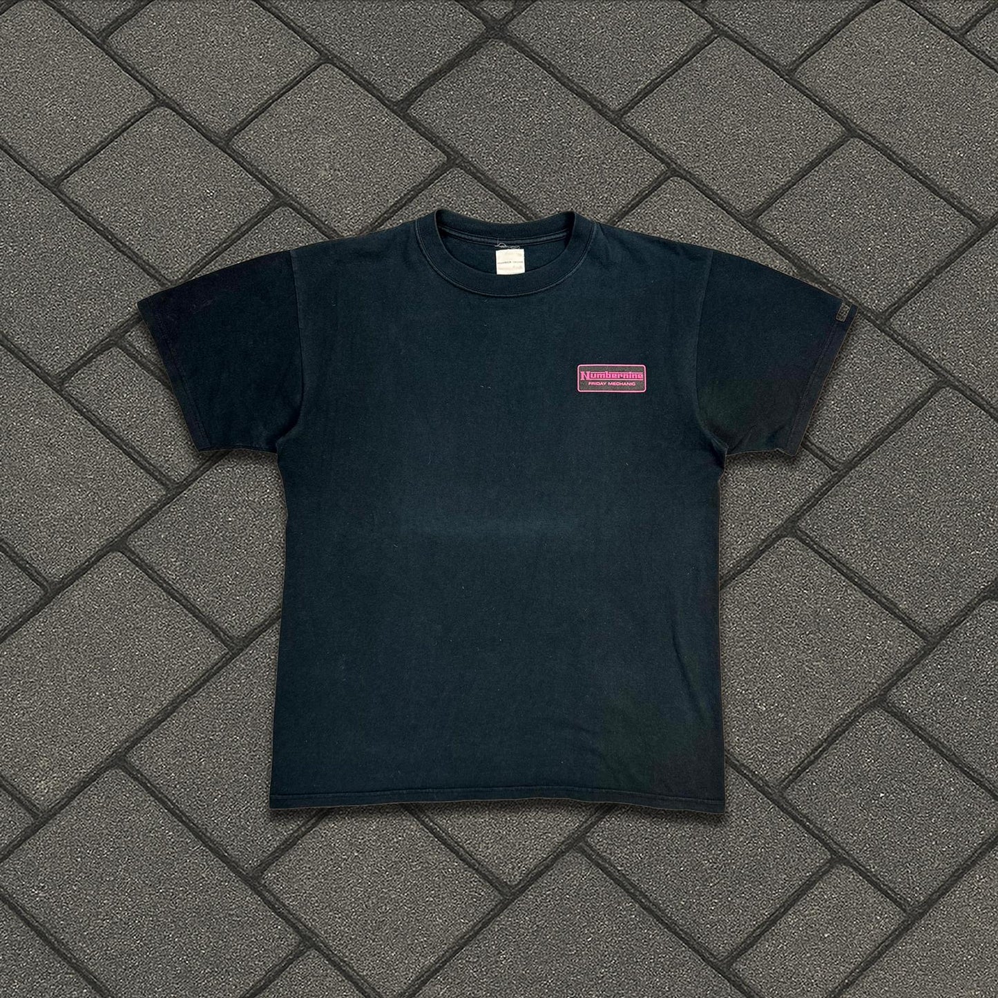 AW00 Number Nine Pink Sunday Mechanic Tee