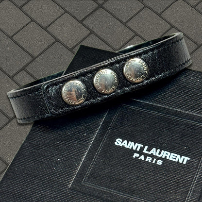 FW13 Saint Laurent Paris Studded Bracelet