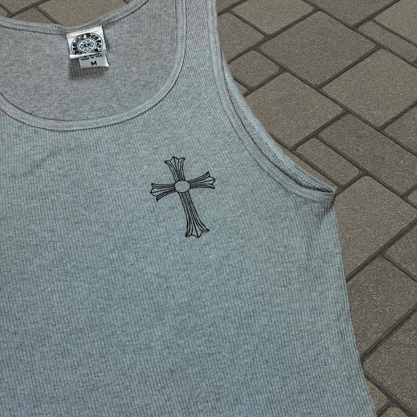Chrome Hearts Grey Los Angeles Tank Top
