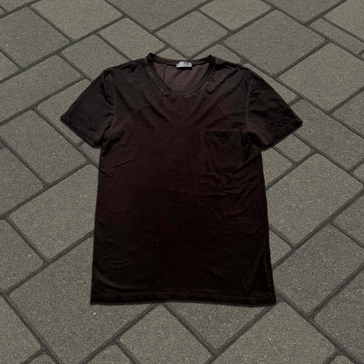 AW05 Dior Homme Brown Glitter Tee