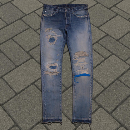 SS10 Undercover Blue Yarn 68 Denim