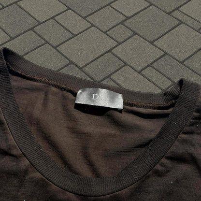 AW05 Dior Homme Brown Glitter Tee
