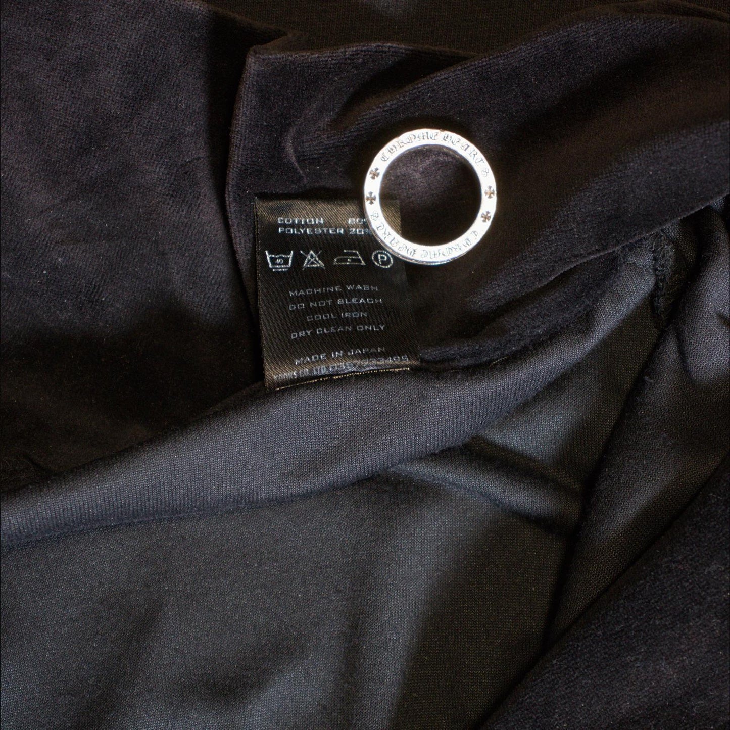 SS04 Number (N)ine Velour Double Skull Track Jacket