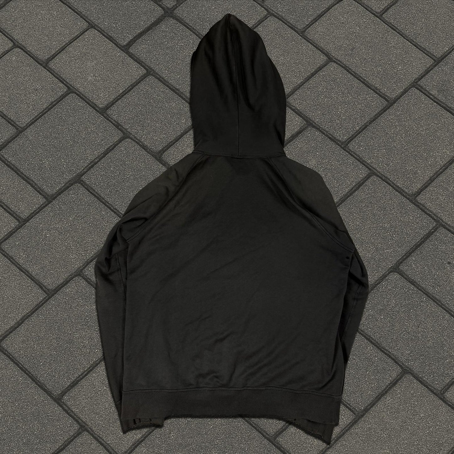 SS04 Number (N)ine Brown Double Skull Hoodie